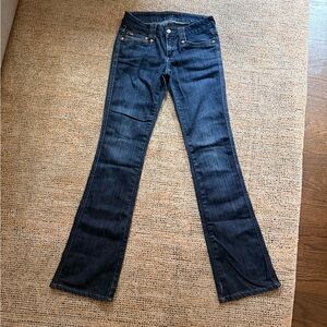 Joe's Jeans Blue Flare low rise  Denim